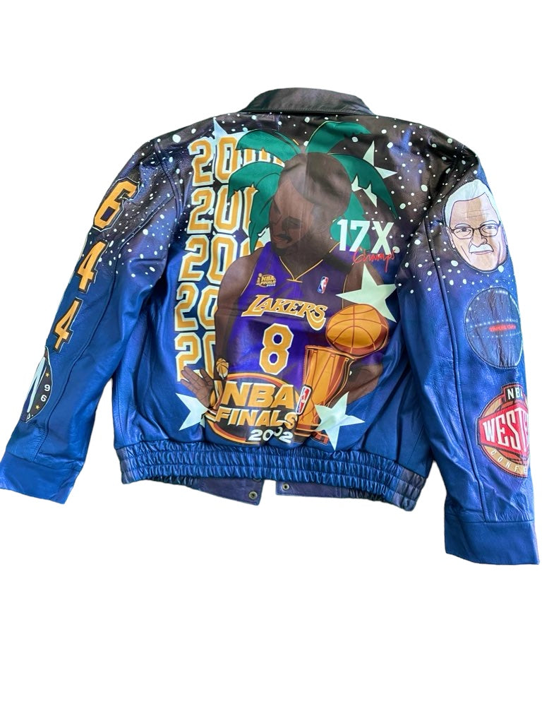 Lakers homage Leather Jacket